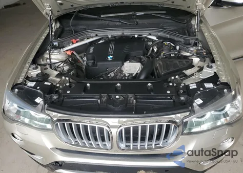 2017 BMW X3 xDrive28I из США, поврежденный, VIN 5UXWX9C51H0T05261